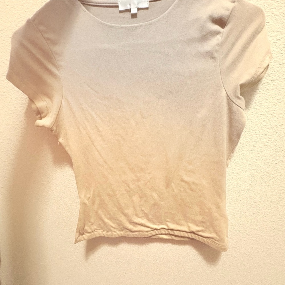 Elegant Beige Women's Top